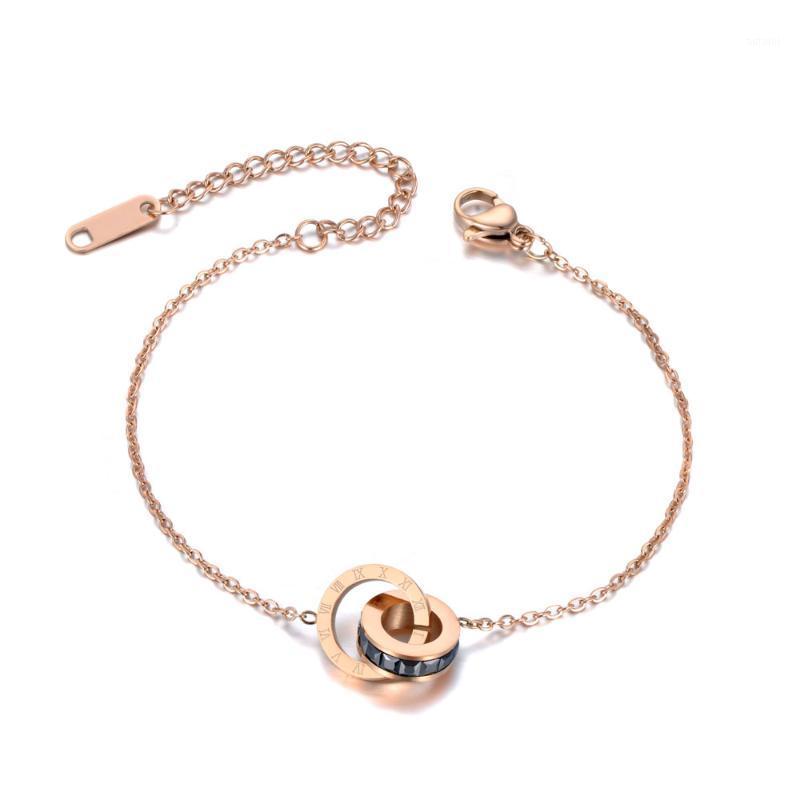 Titanium Stainless Steel CZ Crystal Circle Charm Bracelets For Women Girls Rose Gold Chain Link Bracelet Jewelry B191111
Titanium Stainless Steel CZ Crystal Circle Charm Bracelets For Women Girls Rose Gold Chain Link Bracelet Jewelry B191111