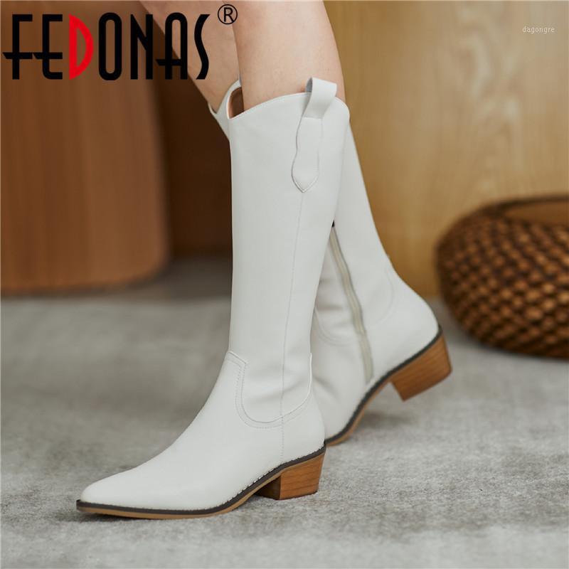 FEDONAS Genuine Leather Winter Boots Women Knee High Long Boots Side Zipper Thick Heels Tight High Working Shoes Woman1, Mibair
FEDONAS Genuine Leather Winter Boots Women Knee High Long Boots Side Zipper Thick Heels Tight High Working Shoes Woman1, Mibair