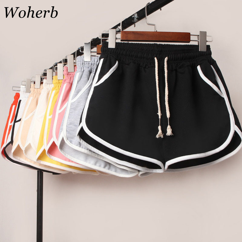 Woherb 2020 Summer Plus Size Shorts Women Korean Casual High Waist Shorts for Jogging Pajama Shorts Ladies Short Feminino 21150 Q0104, White;black
Woherb 2020 Summer Plus Size Shorts Women Korean Casual High Waist Shorts for Jogging Pajama Shorts Ladies Short Feminino 21150 Q0104, White;black