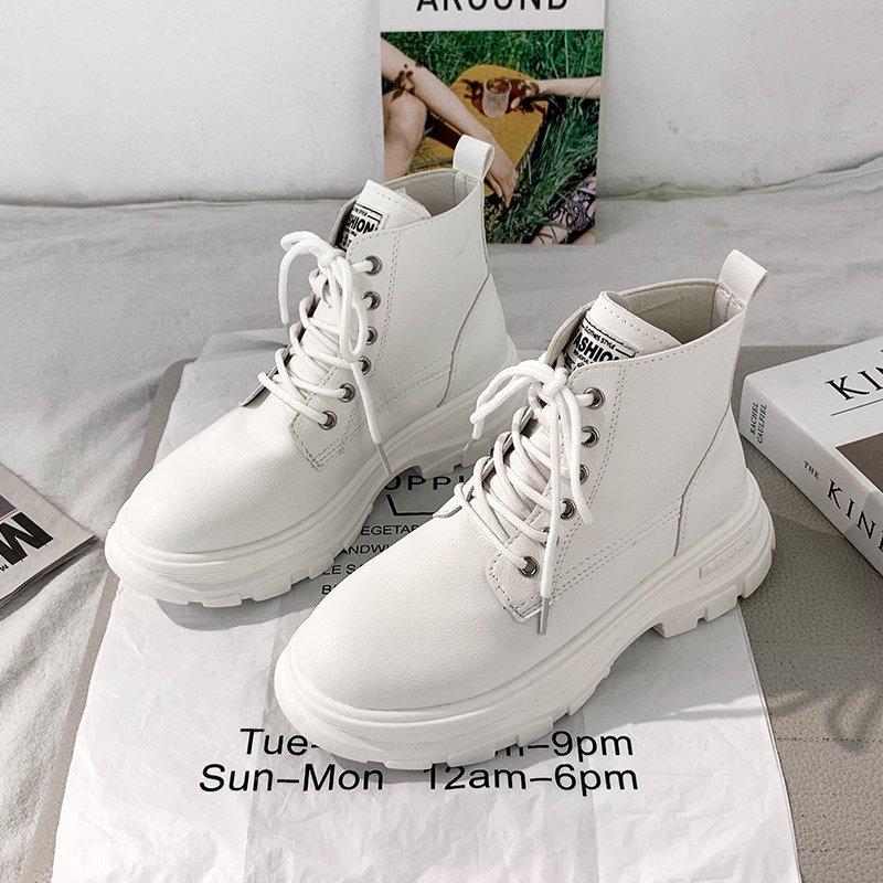 Women Winter White Boots Fashion Platform Ankle Motorcycle Boot Lace Up Combat Snow Shoes Woman 2021 New Winter Botas, Black
Women Winter White Boots Fashion Platform Ankle Motorcycle Boot Lace Up Combat Snow Shoes Woman 2021 New Winter Botas, Black