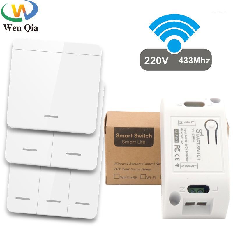 433Mhz Smart Light Switch LED Push Button Switch Universal Wireless Remote Control AC90~250V 10A 1CH Relay controller for Lamp1
433Mhz Smart Light Switch LED Push Button Switch Universal Wireless Remote Control AC90~250V 10A 1CH Relay controller for Lamp1