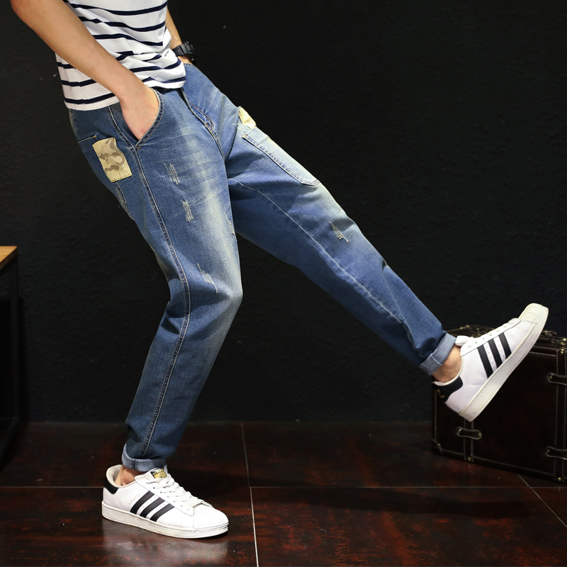 New Jeans Men Classical Jean High Quality Male Casual Pants Plus Size 44 46 48 Cotton Denim Trousers 201223