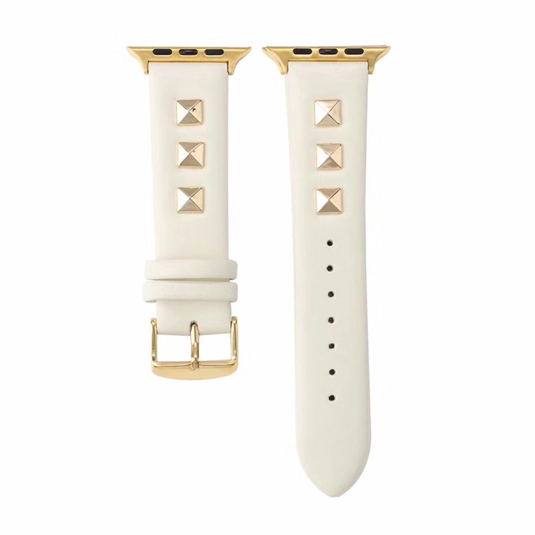 Latest Rivets Genuine Leather Wrist Strap Watch Bracelets Replacement 40mm 44mm Smart Watch Bands for Apple Watch Series 6 5 4 3
Latest Rivets Genuine Leather Wrist Strap Watch Bracelets Replacement 40mm 44mm Smart Watch Bands for Apple Watch Series 6 5 4 3