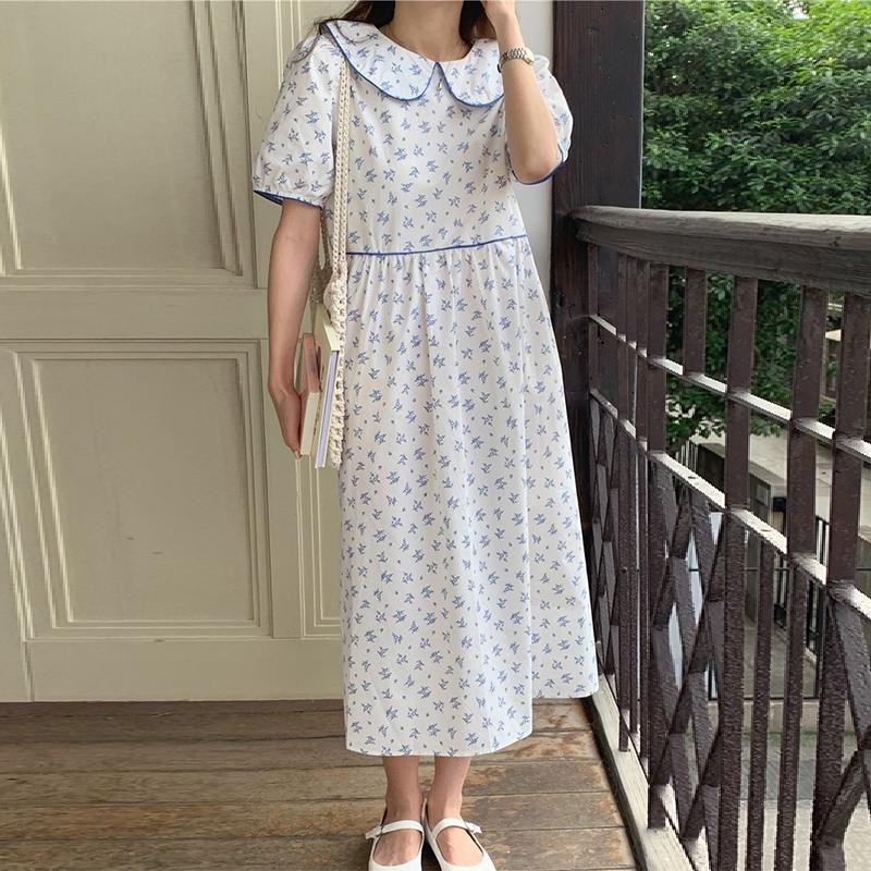 Casual Dresses Puff Sleeve Summer Dress Korean Female Doll Collar Loose Print Midi Ladies Plus Size Floral Women 15258, Black;gray
Casual Dresses Puff Sleeve Summer Dress Korean Female Doll Collar Loose Print Midi Ladies Plus Size Floral Women 15258, Black;gray