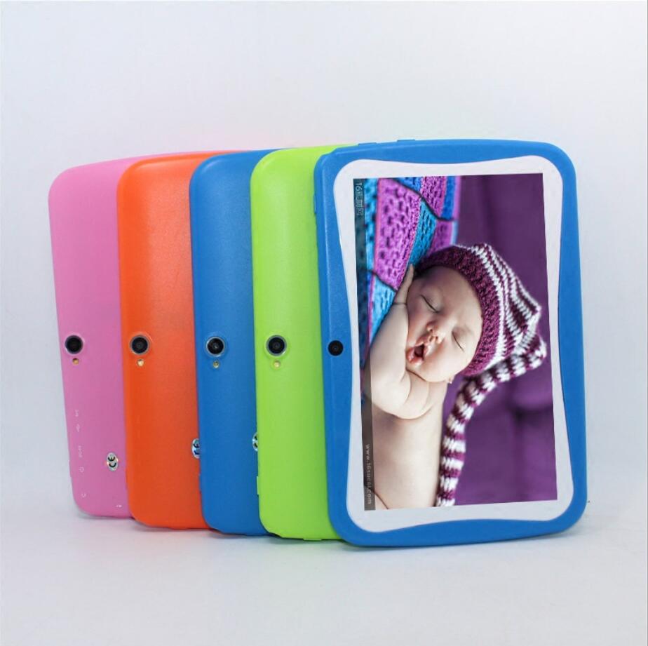 DHL Kids Brand Tablet PC 7" Quad Core children tablet Android 4.4 christmas gift A33 google player wifi big speaker protective cover 8G, Blue
DHL Kids Brand Tablet PC 7" Quad Core children tablet Android 4.4 christmas gift A33 google player wifi big speaker protective cover 8G, Blue