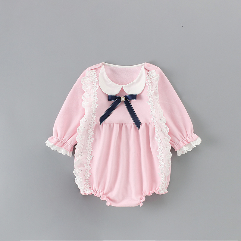 2021 New Newborn England Style Girls Bodysuits Peter Pan Collar Kids Baptism Bodysuit Infant Baby Christening Clothes 0-18m H5r5, Pink
2021 New Newborn England Style Girls Bodysuits Peter Pan Collar Kids Baptism Bodysuit Infant Baby Christening Clothes 0-18m H5r5, Pink