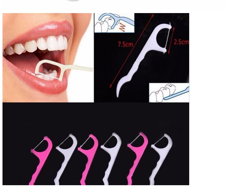 Toothpicks 1200 pcs/lots tooth thread Dental Floss Interdental Brush Teeth Stick Toothpicks Pick escarbadientes