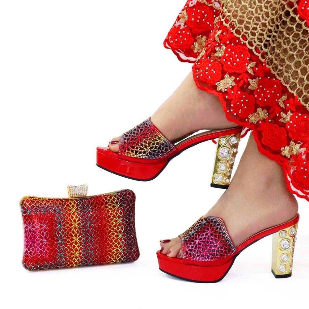 New Arrival African Wedding Shoes and Bag Set red Color Italian Shoes with Matching Bags Nigerian Women party! JY1-6, Black
New Arrival African Wedding Shoes and Bag Set red Color Italian Shoes with Matching Bags Nigerian Women party! JY1-6, Black