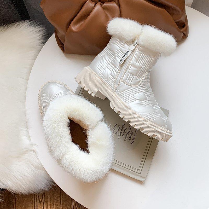 2020 Winter Women Ankle Boots Korean Fashion Snow Boots Thick Sole Platform Women's Padded Silver Plush Shoes Woman Black
2020 Winter Women Ankle Boots Korean Fashion Snow Boots Thick Sole Platform Women's Padded Silver Plush Shoes Woman Black