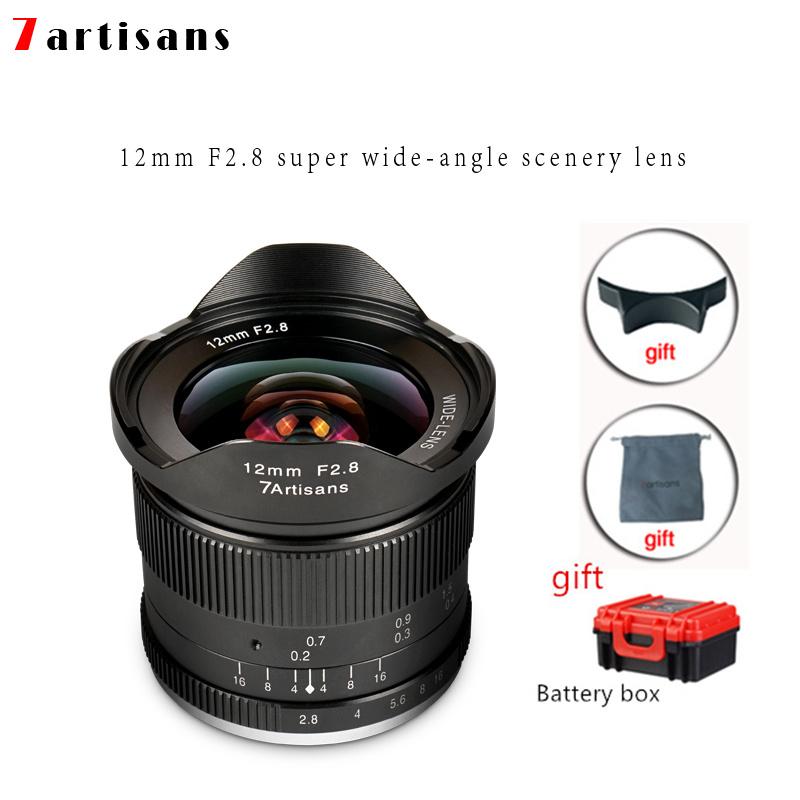 7artisans 12mm F2.8 Ultra Wide Angle Lens For sony E-mount fuji FX Aps-c Mirrorless Cameras A6500 A6300 Manual Focus Prime Fixed
7artisans 12mm F2.8 Ultra Wide Angle Lens For sony E-mount fuji FX Aps-c Mirrorless Cameras A6500 A6300 Manual Focus Prime Fixed
