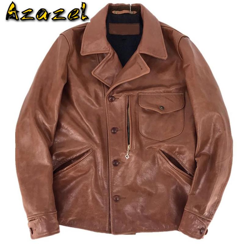 Automotive Style Men Cow Leather Jackets Men Coat 4XL Plus Size Retro Biker Mans Natural Real Leather Bomber Jackets Brand A697, Cow leather black
Automotive Style Men Cow Leather Jackets Men Coat 4XL Plus Size Retro Biker Mans Natural Real Leather Bomber Jackets Brand A697, Cow leather black