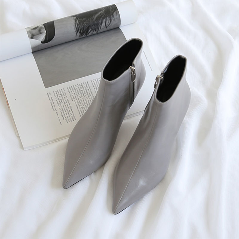 2021 New High-heeled White Autumn and Winter Thin Heels Martin Naked Ladies Unique Spring Boots D7ac, Black heel 8mm
2021 New High-heeled White Autumn and Winter Thin Heels Martin Naked Ladies Unique Spring Boots D7ac, Black heel 8mm