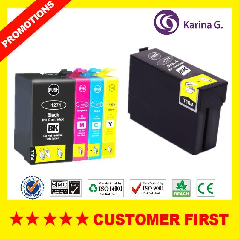 Compatible For T1271 T1272 T1273 T1274 Ink Cartridge Stylus NX530/NX625 WF-3520 WF-3530 WF-3540 WF-7010 Etc.1 Cartridges
Compatible For T1271 T1272 T1273 T1274 Ink Cartridge Stylus NX530/NX625 WF-3520 WF-3530 WF-3540 WF-7010 Etc.1 Cartridges