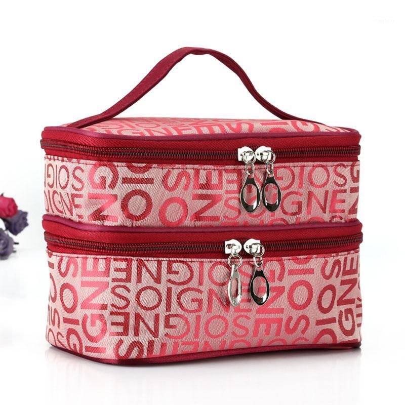 High Capacity Double Layer Letters Cosmetic Handbag Makeup Tool Storage Bag Multifunctional Storage Package Hot Monedas feminin1
High Capacity Double Layer Letters Cosmetic Handbag Makeup Tool Storage Bag Multifunctional Storage Package Hot Monedas feminin1