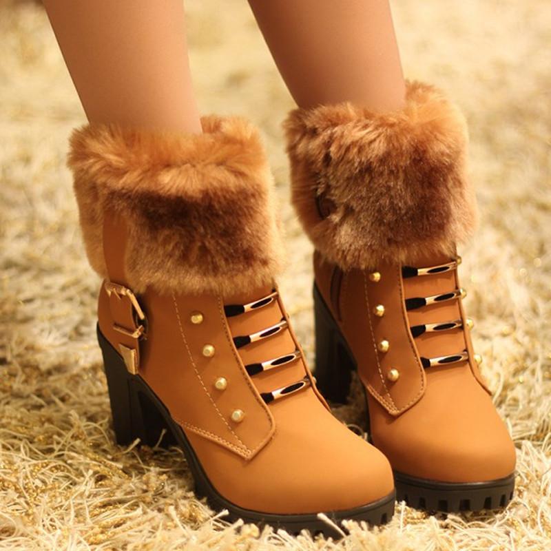 Woman Boots Women Shoes Ladies Thick Fur Ankle Boots Women High Heel Platform Rubber Shoes Snow Roman Casual, B black
Woman Boots Women Shoes Ladies Thick Fur Ankle Boots Women High Heel Platform Rubber Shoes Snow Roman Casual, B black
