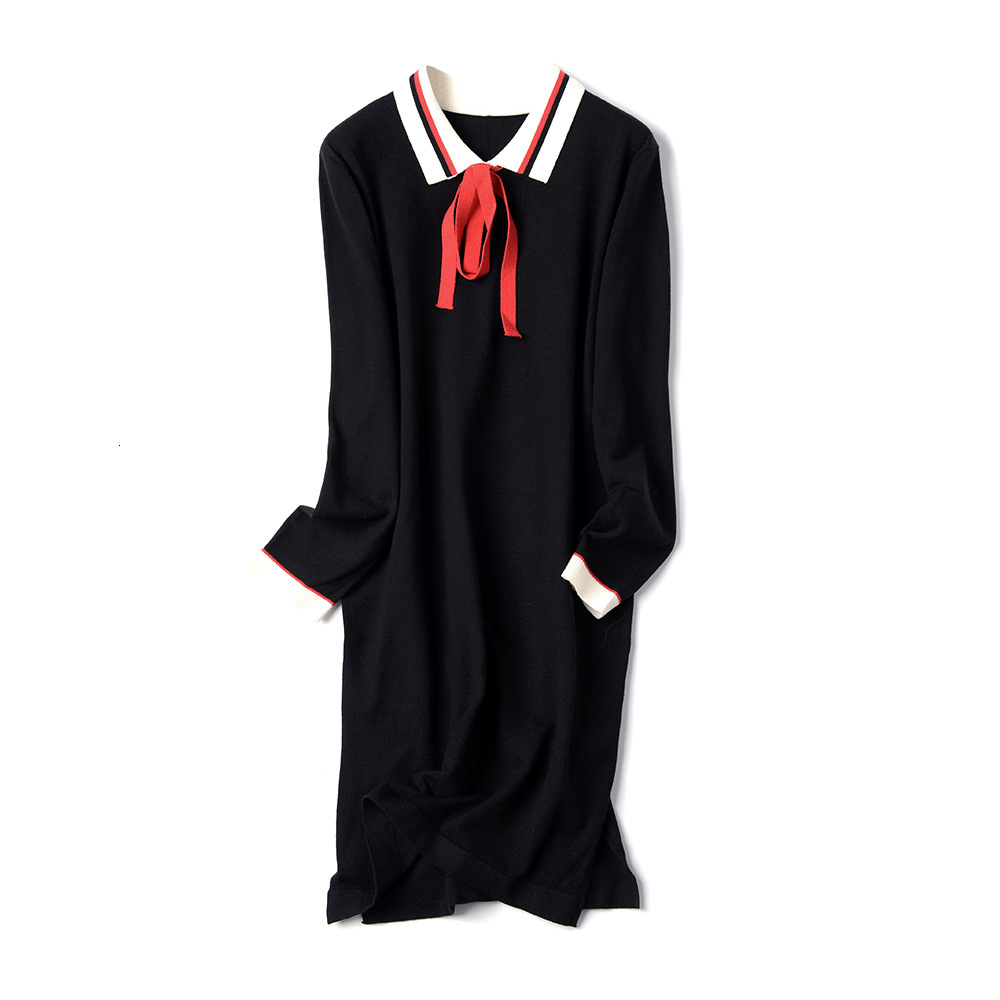 2021 New Turndown Collar Oversize Thick Long Women Autumn Winter Straight Sweater Female Casual Loose Maxi Knit Dress 6nsi, Black
2021 New Turndown Collar Oversize Thick Long Women Autumn Winter Straight Sweater Female Casual Loose Maxi Knit Dress 6nsi, Black