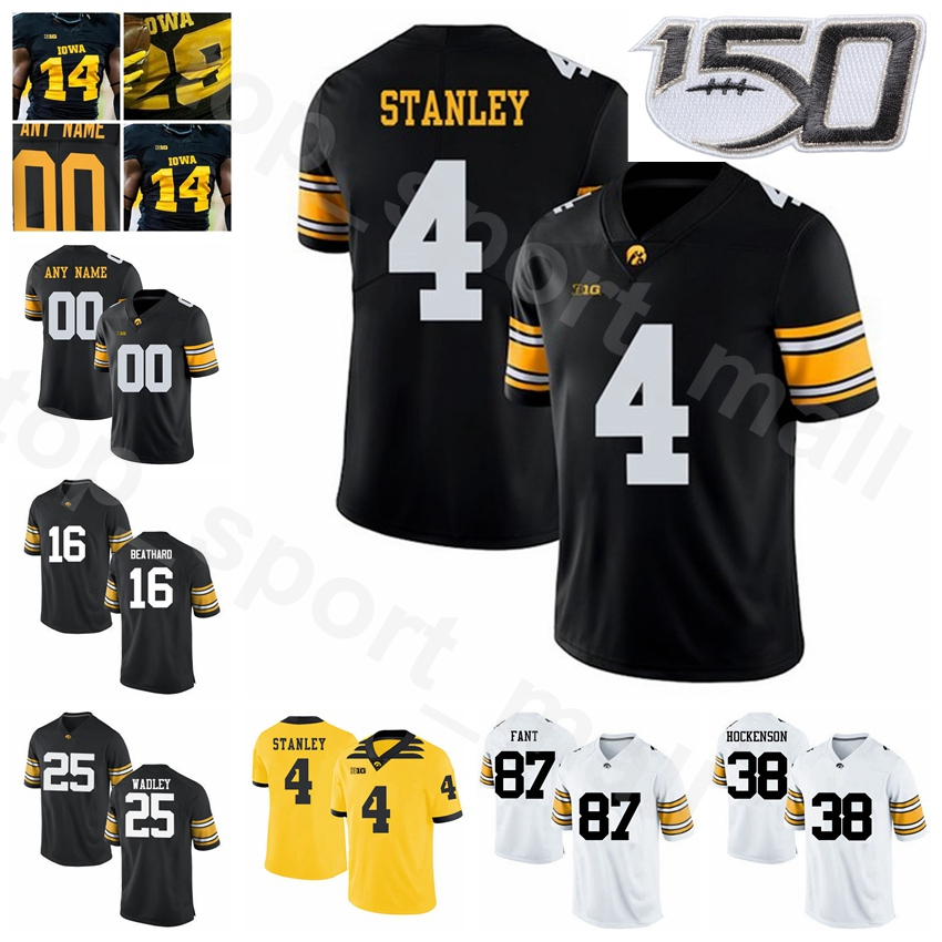 Iowa Hawkeyes NCAA Football College 4 Nate Stanley Jersey 38 TJ Hockenson 87 Noah Fant 25 Akrum Wadley 16 CJ Beathard 33 Canzeri, Black
Iowa Hawkeyes NCAA Football College 4 Nate Stanley Jersey 38 TJ Hockenson 87 Noah Fant 25 Akrum Wadley 16 CJ Beathard 33 Canzeri, Black
