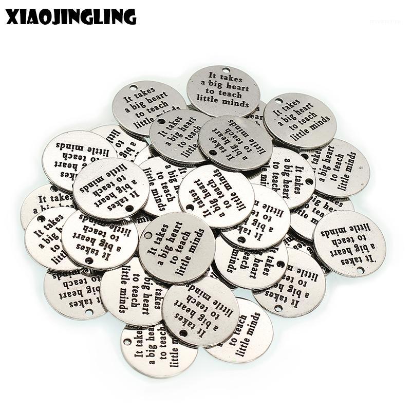 10pcs Handmade Teacher Gifts DIY Alloy Pendant Necklace Bracelet 'It takes a big heart to teach little minds' Gift1
10pcs Handmade Teacher Gifts DIY Alloy Pendant Necklace Bracelet 'It takes a big heart to teach little minds' Gift1