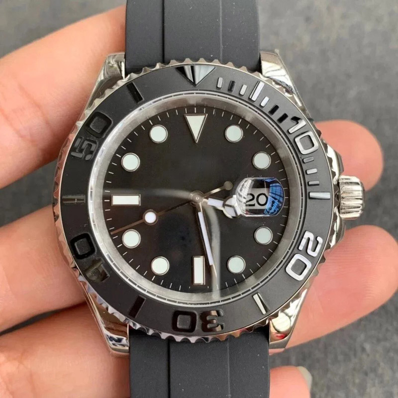 Classic high quality men's 42mm tape watch silver and rose gold mens stainless steel folding buckle automatic mechanical sport waterproof watches, Blue
Classic high quality men's 42mm tape watch silver and rose gold mens stainless steel folding buckle automatic mechanical sport waterproof watches, Blue