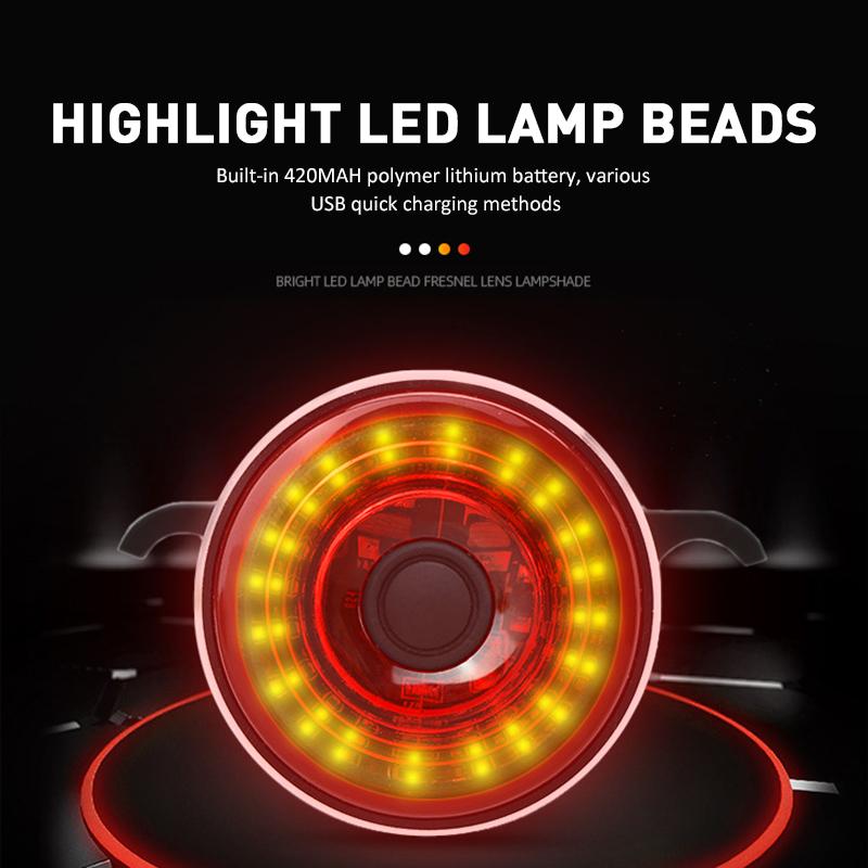 ZTTO Bicycle Intelligent Sensor Brake Lights Cycling Bike Taillight USB Charging MTB Road Waterproof Rear Bike Light
ZTTO Bicycle Intelligent Sensor Brake Lights Cycling Bike Taillight USB Charging MTB Road Waterproof Rear Bike Light