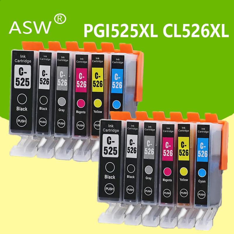 ASW 2set PGI525 PGI 525 CLI 526 Ink Cartridges for Canon Pixma iP4850 ix6550 MG5150 MG5250 MG6150 MG8150 MX885 MG5350 Printer
ASW 2set PGI525 PGI 525 CLI 526 Ink Cartridges for Canon Pixma iP4850 ix6550 MG5150 MG5250 MG6150 MG8150 MX885 MG5350 Printer