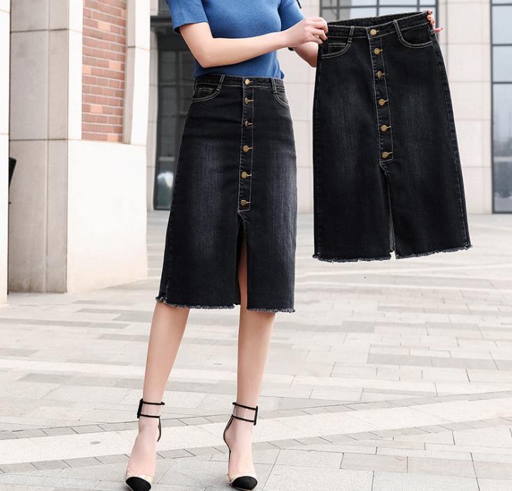 Spring Summer New Waist Denim Big Section Long Black Thin Sharing Bag Skirt Hip 7qdk
Spring Summer New Waist Denim Big Section Long Black Thin Sharing Bag Skirt Hip 7qdk