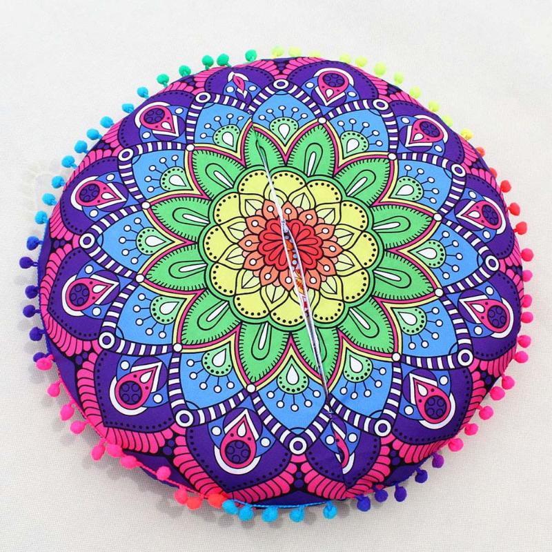Mandala Cushion Cover Home Decorative Pillow Cover Bohemian Pillow Case Round Throw Pillows
Mandala Cushion Cover Home Decorative Pillow Cover Bohemian Pillow Case Round Throw Pillows