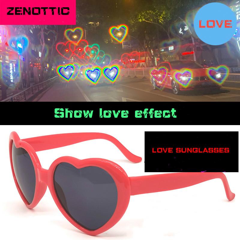 Sunglasses ZENOTTIC Love Special Effects Peach Heart Birthday Eyewear Shaped INS Artifact Lights Become Sun Glasses
Sunglasses ZENOTTIC Love Special Effects Peach Heart Birthday Eyewear Shaped INS Artifact Lights Become Sun Glasses