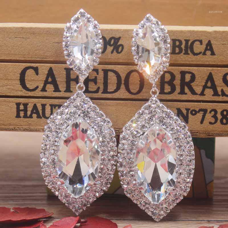 beauty Luxury jewelry crystal earring with big glass stone gold/silver wedding earring Zerong large rhinestone dangling1
beauty Luxury jewelry crystal earring with big glass stone gold/silver wedding earring Zerong large rhinestone dangling1