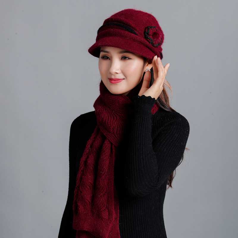 2020 Winter Women Hats Scarf Set Brand Fashion Girl Knitted Hats Scarf Two Pieces Female Thicker Fur Hat Casual Set, Purple
2020 Winter Women Hats Scarf Set Brand Fashion Girl Knitted Hats Scarf Two Pieces Female Thicker Fur Hat Casual Set, Purple