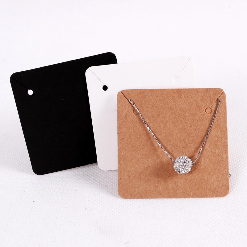 50Pcs/lot 5x5cm Blank Kraft Paper Jewelry Display Necklace Cards Favor Label Tag For Jewelry Making Diy Accessories Wholesale
50Pcs/lot 5x5cm Blank Kraft Paper Jewelry Display Necklace Cards Favor Label Tag For Jewelry Making Diy Accessories Wholesale