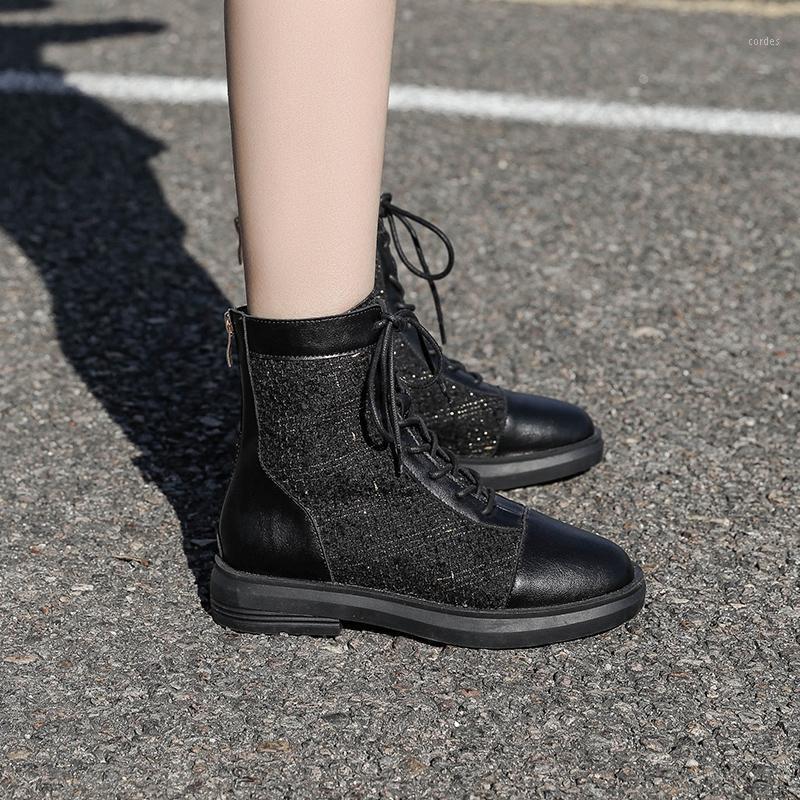 2020 autumn and winter new small fragrance thick-soled boots female British style large size fashion short boots tide ins1, Beige
2020 autumn and winter new small fragrance thick-soled boots female British style large size fashion short boots tide ins1, Beige