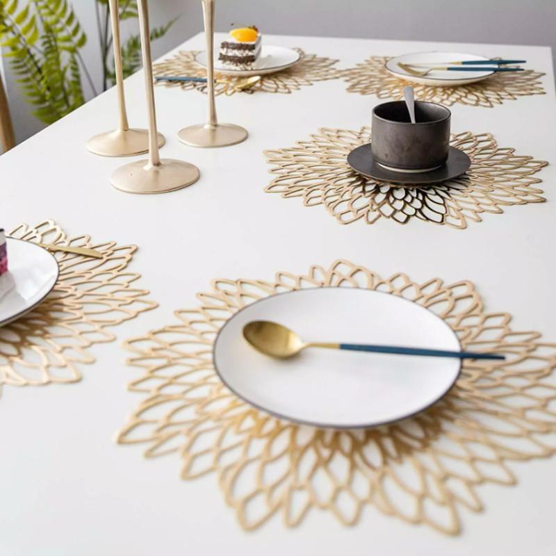 1pc PVC Hollow Insulation Pads Table Bowl Non-slip Mats Home Wedding Decor Heat Resistant Placemat For Dining Table Deco
1pc PVC Hollow Insulation Pads Table Bowl Non-slip Mats Home Wedding Decor Heat Resistant Placemat For Dining Table Deco