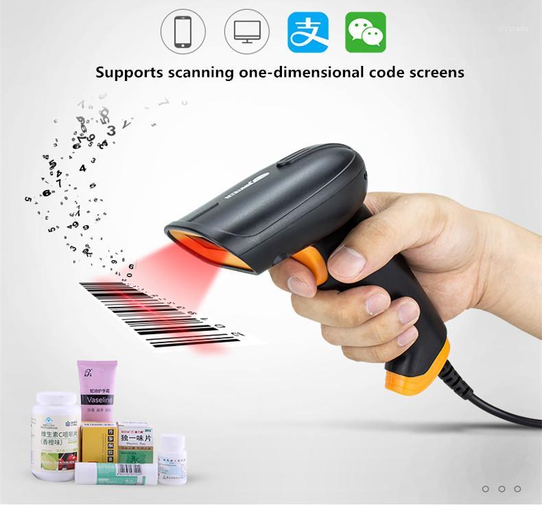 wired1D barcode scanner bar code reader handheld USB Cable for Supermarket for Plug and play Support scan screen1
wired1D barcode scanner bar code reader handheld USB Cable for Supermarket for Plug and play Support scan screen1