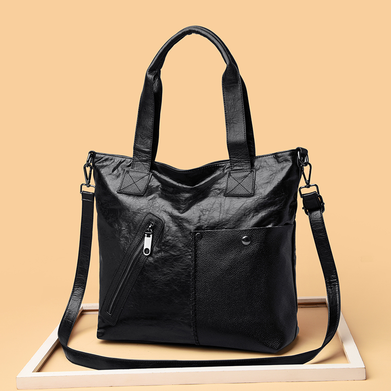 New Women Bag Designer Big Capacity Shopper Shoulder Bags sac Ladies Tote Crossbody Bag For Women Handbag Leather Luxury, Blue 
New Women Bag Designer Big Capacity Shopper Shoulder Bags sac Ladies Tote Crossbody Bag For Women Handbag Leather Luxury, Blue