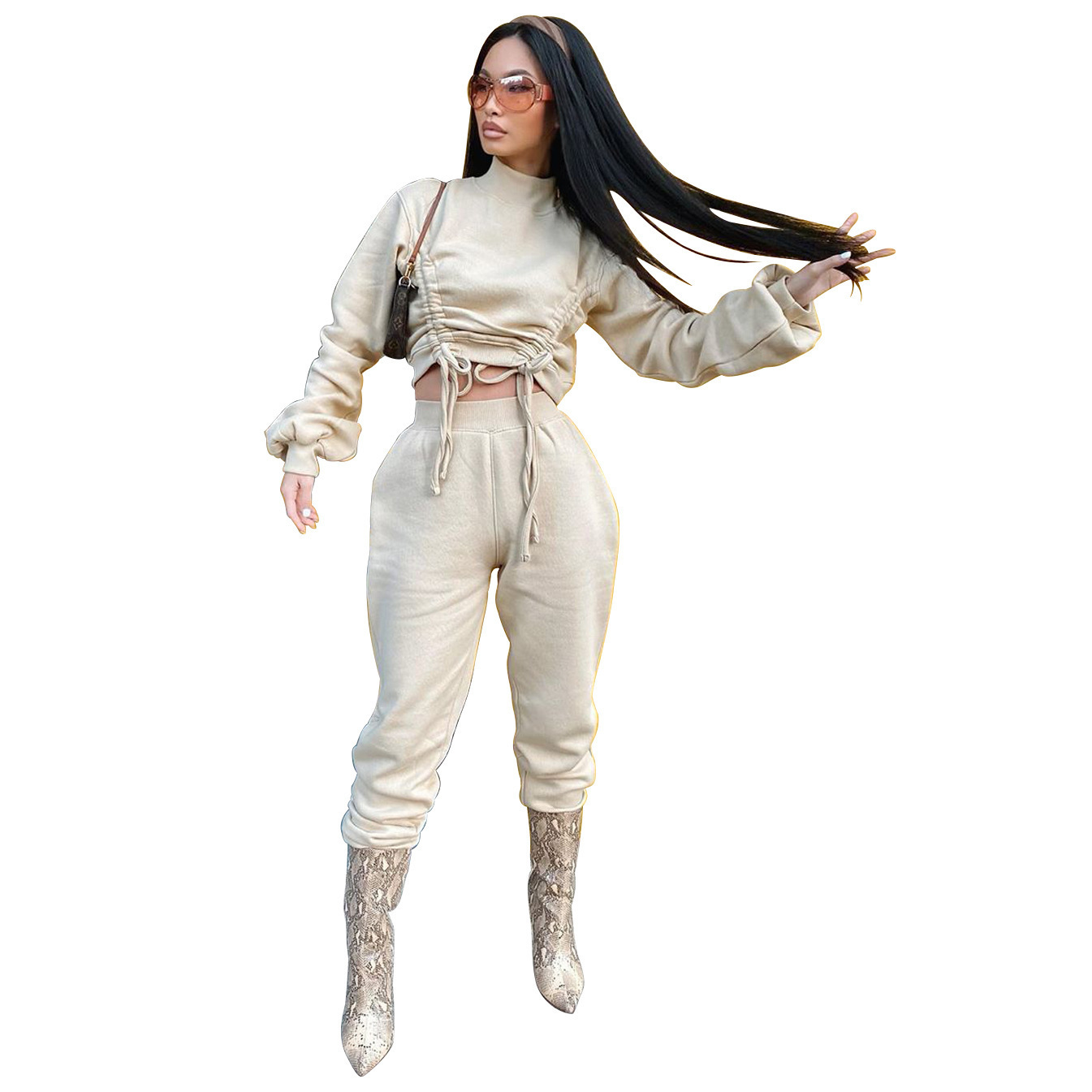 Designer 2023 fall winter tracksuits women sweatsuits drawstring long sleeve tracksuit sweater sports two piece suit plus size clothing S-5XL