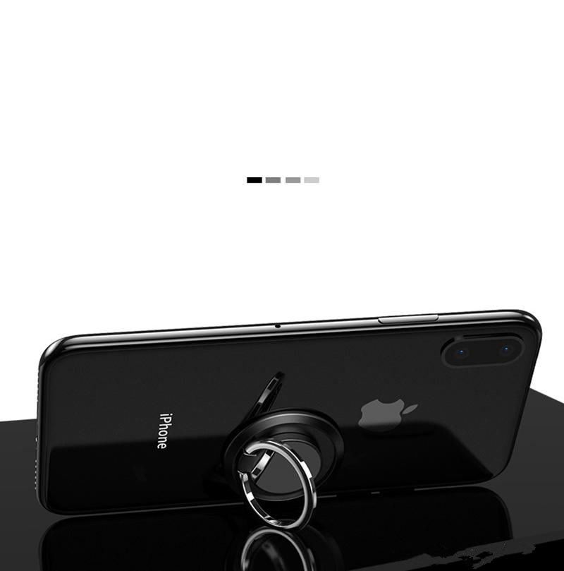 Universal Phone Ring Holder Stand Finger Kickstand 360° Rotation Metal Ring Hand Grip for Magnetic Car Mount For iPh 6/7/8/XS