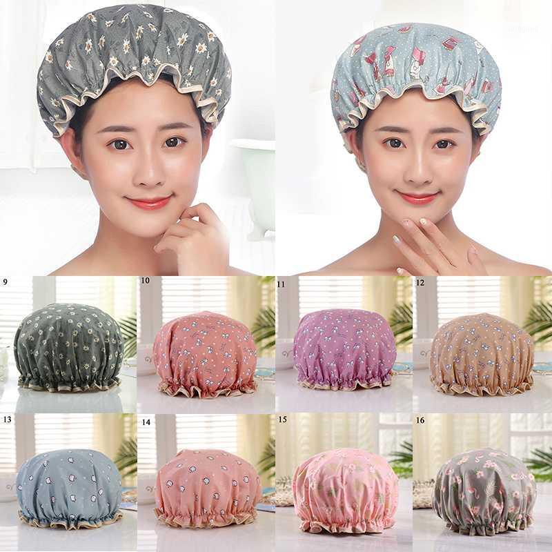 Beanie/Skull Caps 1Pcs Double Layer Waterproof Thick Shower Cap Bathroom Accessories Elastic Band Hair Cover Women Supplies Bath Hat1, 13
Beanie/Skull Caps 1Pcs Double Layer Waterproof Thick Shower Cap Bathroom Accessories Elastic Band Hair Cover Women Supplies Bath Hat1, 13