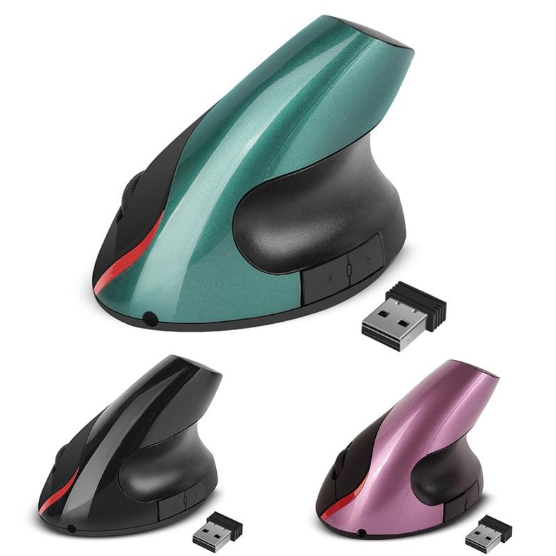 2.4G Wireless Vertical Ergonomic Optical Mouse Computer Mouse 5 Buttons for Laptop, Desktop, PC
2.4G Wireless Vertical Ergonomic Optical Mouse Computer Mouse 5 Buttons for Laptop, Desktop, PC