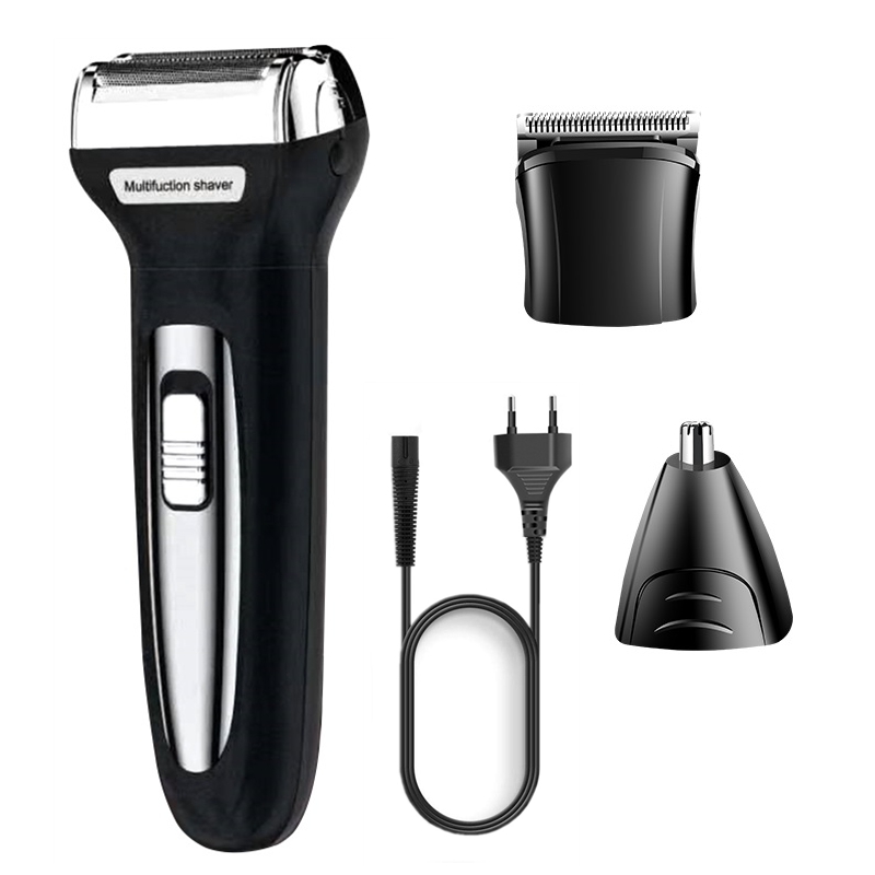 3in1 Rechargeable electric shaver foil beard trimmer electric razor for mens grooming facial body shaving machine trimer nose
3in1 Rechargeable electric shaver foil beard trimmer electric razor for mens grooming facial body shaving machine trimer nose