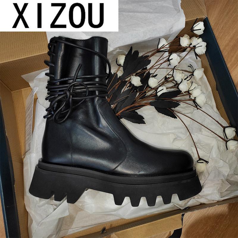 2020 New Winter Women's Boots Fashion Lace-up Mid-heel Mid Calf Women's Boots Round-head Square Heel PU Zapatos De Mujer, Black
2020 New Winter Women's Boots Fashion Lace-up Mid-heel Mid Calf Women's Boots Round-head Square Heel PU Zapatos De Mujer, Black