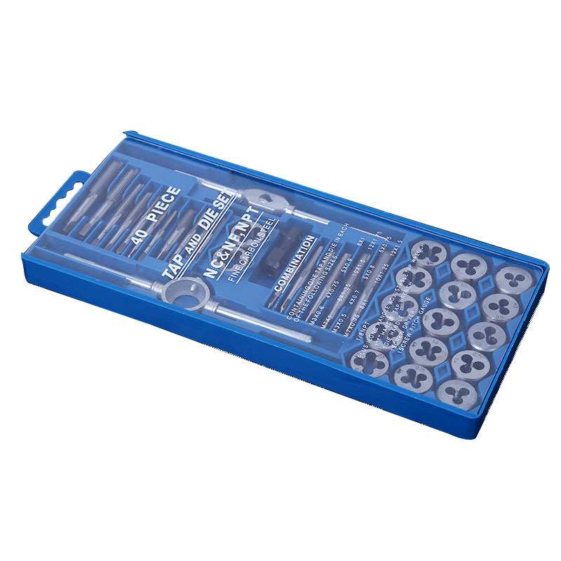 12-40pcs tap die set M3-M12 Screw Thread Metric Taps wrench Dies DIY kit wrench screw Threading hand Tools Alloy Metal with bag
12-40pcs tap die set M3-M12 Screw Thread Metric Taps wrench Dies DIY kit wrench screw Threading hand Tools Alloy Metal with bag
