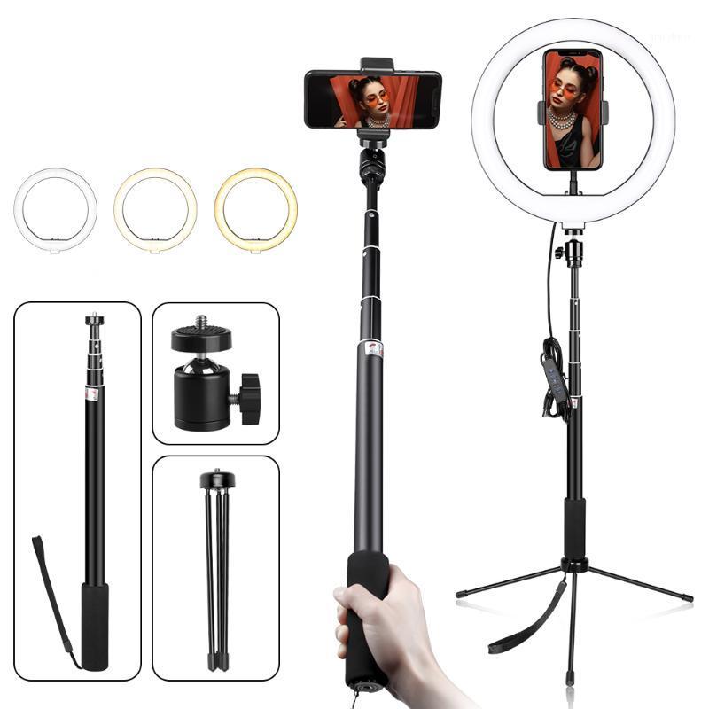 10inch/26cm LED Ring Light Photography with 3 in 1 Tripod and Bluetooth Selfie LED Video Light for Makeup Video USB Plug1
10inch/26cm LED Ring Light Photography with 3 in 1 Tripod and Bluetooth Selfie LED Video Light for Makeup Video USB Plug1