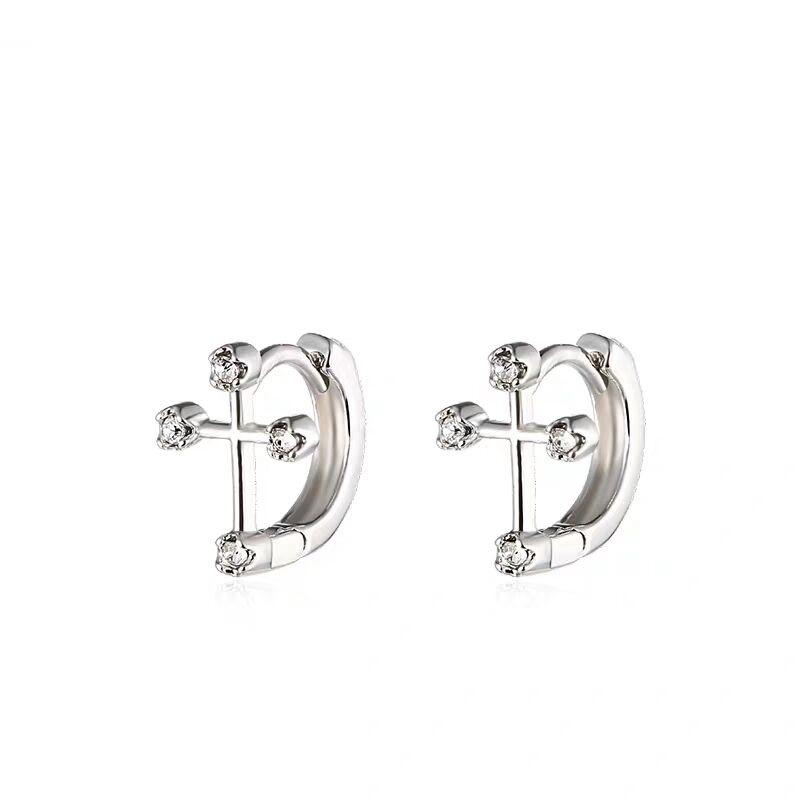 Hoop & Huggie 2021 Delicate 925 Sterling Silver Mini Cross Shaped Earring With Cz Paved For Girl Women Fashion Party Jewelry Gift
Hoop & Huggie 2021 Delicate 925 Sterling Silver Mini Cross Shaped Earring With Cz Paved For Girl Women Fashion Party Jewelry Gift