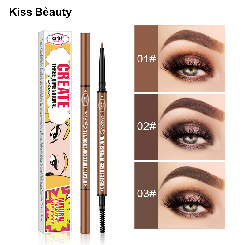 3 Colors Double-headed Eyebrow Pencil Waterproof For Eyebrows Cosmetics Eyebrow Marker Enhancer Brown Tattoo Pen Cosmetics, Customize
3 Colors Double-headed Eyebrow Pencil Waterproof For Eyebrows Cosmetics Eyebrow Marker Enhancer Brown Tattoo Pen Cosmetics, Customize