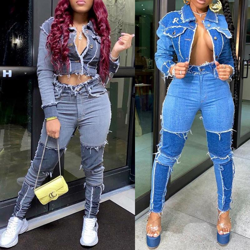 Sexy Patchwork Jeans With Pocket Women High Waist Pencil Denim Pants Female Hip Hop Streetwear Casual Button Jeans calça, Blue
Sexy Patchwork Jeans With Pocket Women High Waist Pencil Denim Pants Female Hip Hop Streetwear Casual Button Jeans calça, Blue