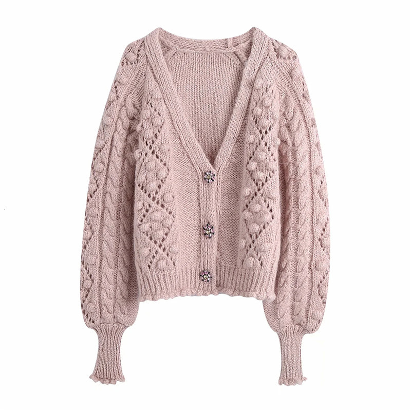New Pink Pompom Cropped Knitted Women 2021 Winter Gem Button Long Puff Sleeve Cut Out Argyle Sweater Cute Cardigan Emag
New Pink Pompom Cropped Knitted Women 2021 Winter Gem Button Long Puff Sleeve Cut Out Argyle Sweater Cute Cardigan Emag