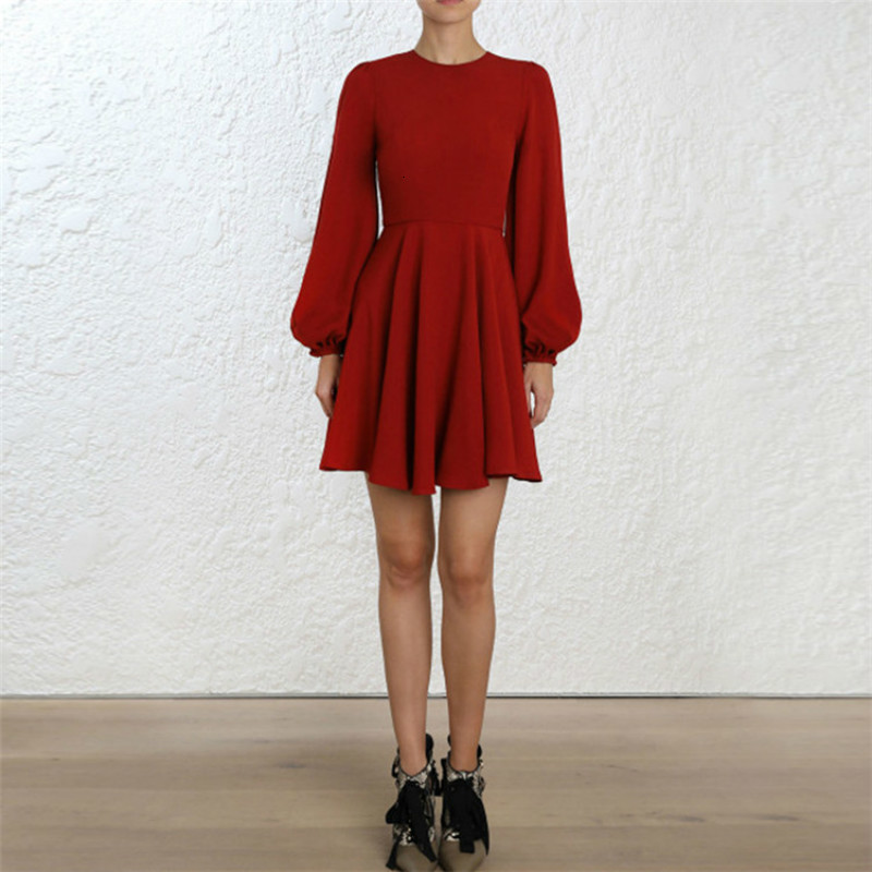 Portrait Solid Women A-line Her Neck Party As Lantern Dressed in Long Autumn Female Male of Vintage New Quality Z67x, Red.
Portrait Solid Women A-line Her Neck Party As Lantern Dressed in Long Autumn Female Male of Vintage New Quality Z67x, Red.