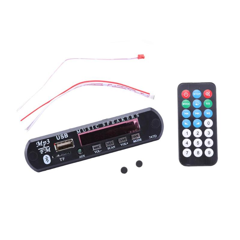 12V Car Radio Infrared Bluetooth MP3 Decoder Remote Control Function Bluetooth Decoder Audio Module TF SD Card USB Radio
12V Car Radio Infrared Bluetooth MP3 Decoder Remote Control Function Bluetooth Decoder Audio Module TF SD Card USB Radio