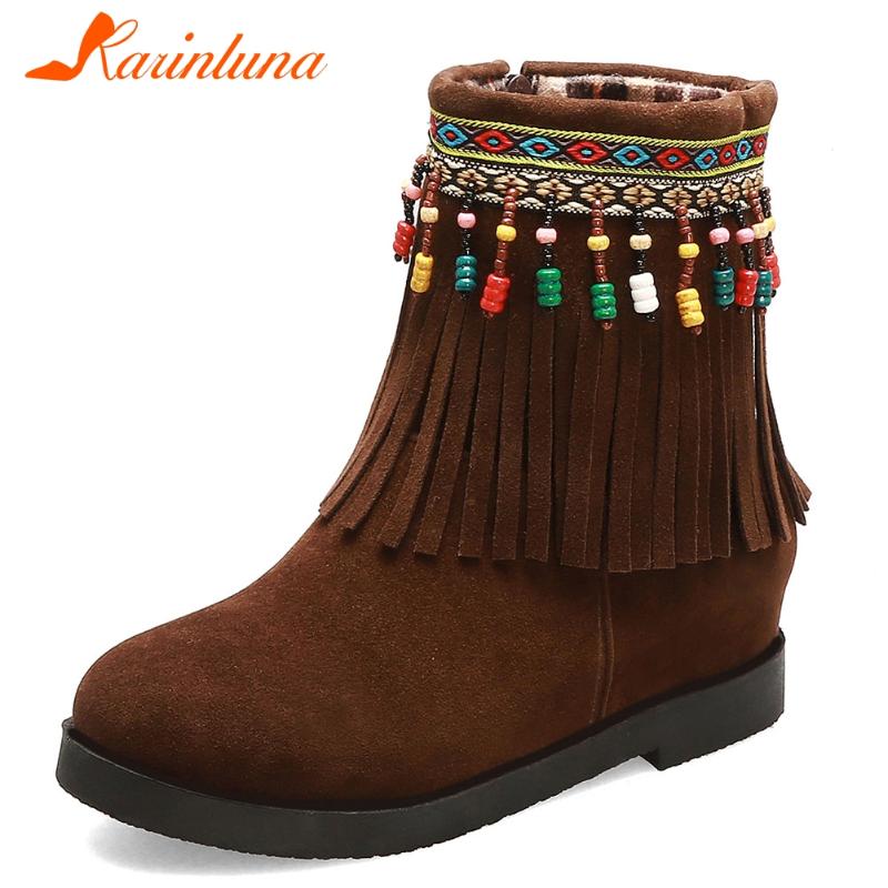 Karin On Sale Round Toe Classics Fringe Low Heels New Design Autumn Winter Zip Increase Internal Casual Female Boots, Black
Karin On Sale Round Toe Classics Fringe Low Heels New Design Autumn Winter Zip Increase Internal Casual Female Boots, Black